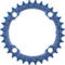 Race Face Narrow Wide Chainring, 4-arm, 104 mm BCD, 10-/11-/12-speed - blue/32 tooth