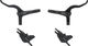 Shimano Set de Freins à Disque av+arr BR-MT410 + BL-MT401 J-Kit - noir/Ensemble/gauche/droite (spécifique)