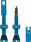 Peatys Chris King Edition MK2 Tubeless Valve 2-Pack Set - turquoise/Presta 42 mm