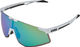 uvex Lunettes de Sport pace perform CV - white mat/glossy green