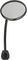 busch+müller Cycle Star Rear-View Mirror, 60 mm - black/long