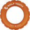 Wolf Tooth Components Center Lock Verschlussring - orange