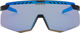 uvex pace stage S CV sports glasses - black matte/mirror blue