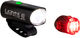 Lezyne Hecto Drive 40 Frontlicht + Femto Rücklicht Beleuchtungsset mit StVZO - schwarz/universal