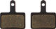 XLC Disc BP-O07 Brake Pads for Shimano / Tektro / XLC - orange/Organic