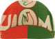 Cinelli Casquette de vélo - columbus-green-red/one size