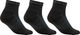 Craft Core Dry Mid Socken 3er-Pack - black/40 - 42