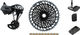 SRAM X01 Eagle AXS 1x12-Speed Upgrade Kit w/ Cassette - black - XX1 gold/SRAM XD/14 teeth/SRAM XD/none/10-52/none/without