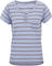 Patagonia Camiseta para damas Capilene Cool Trail Henley - furrow stripe-light current blue/M
