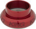 Chris King GripNut Sotto Voce EC30/25.4 - EC30/26 Threaded Headset - red/1"/EC30/25,4 - EC30/26