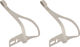 MKS Alloy Toe Clips - silver/M