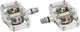 Hope Union TC Clipless Pedals - silver