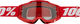 100% Masque Accuri 2 OTG Clear Lens - neon red/clear
