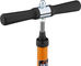 SKS Rennkompressor Floor Pump with Brass Nipple Hose Connection for Presta - orange