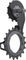 absoluteBLACK Galets de Dérailleur HOLLOWcage Carbon Ceramic Oversized Shimano 9250 - titanium/12 dents (galet guide), 18 dents (galet tendeur)