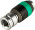 Wera Steckschlüssel-Adapter Zyklop 8784 A1 / B1 - schwarz-grün/1/4"