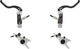 Hope XCR PRO X2 Post Mount Front+Rear Disc Brake Set - silver/Set/left/right (side-specific)