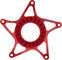 absoluteBLACK E-bike Chainring Spider for Shimano STEPS - red