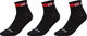 GripGrab Classic Low Cut Socks - 3 Pack - black/44-47