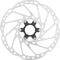 Shimano SM-RT64 Center Lock Brake Rotor for Deore w/ External Teeth - silver-black/203 mm