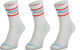 Scott Chaussettes Retro Casual Crew - pack de 3 - blanc/42-44