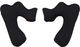 Troy Lee Designs Cheek Pads for D4 Polyacrylite MIPS Helmet - solid black/58 - 59 cm