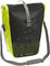 VAUDE Sacoche pour Roue Arrière Aqua Back Print Single - black-bright green/24 litres