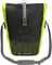 VAUDE Sacoche pour Roue Arrière Aqua Back Print Single - black-bright green/24 litres