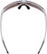 uvex lunettes de sport pace stage S CV - white matt/mirror yellow