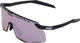 uvex pace stage S CV sports glasses - black matte/mirror pink