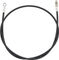 Trickstuff Beta Kevlar Brake Line Kit Banjo / Straight for Maxima / Direttissima - black-silver/900 mm