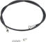 Trickstuff Beta Kevlar Brake Line Kit Banjo / Straight for Piccola - black-silver/900 mm