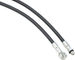 Trickstuff Beta Kevlar Brake Line Kit Banjo / Straight for Piccola - black-silver/900 mm