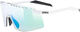 uvex uvex pace stage V lunettes de sport - white matt/mirror green