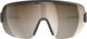 POC Aim Brille - uranium black/clarity trail-partly sunny light silver