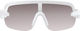 POC Lunettes Aim - hydrogen white/clarity road-sunny silver