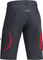 GORE Wear C3 Trail Shorts - black-red/M