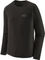 Patagonia Capilene Cool Trail Graphic L/S Shirt - strata stencil-black/M