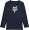 Fox Head Camiseta Youth The World LS - midnight blue/140 - 152