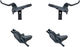 Shimano Deore v+h Set Scheibenbremse BR-M6100 J-Kit - schwarz/Satz (VR + HR)