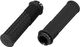 Peatys Monarch Grips Knurl Lock-On Handlebar Grips - black/thick