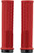 Peatys Monarch Grips Knurl Lock-On Handlebar Grips - red/thin