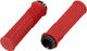 Peatys Monarch Grips Knurl Lock-On Handlebar Grips - red/thick