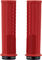 Peatys Monarch Grips Knurl Lock-On Handlebar Grips - red/thick