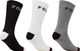 Fox Head Fox Crew Socks 3-Pack - universal/43-47