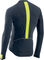 Northwave Maillot Fahrenheit à manches longues - black-yellow fluo/M