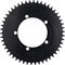 Garbaruk Aero Round Chainring 5-Arm 110 mm BCD - black/50 tooth