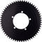 Garbaruk Aero Round Chainring 5-Arm 110 mm BCD - black/60 tooth