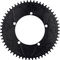 Garbaruk Aero Round Chainring 5-Arm 130 mm BCD - black/56 tooth