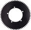 Garbaruk Aero Round Chainring 5-Arm 130 mm BCD - black/60 tooth